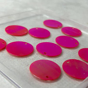 Ø19мм Паєтка монетка хамелеон 5г - малиновий з переливом