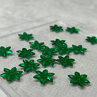 Ø12мм Паєтка квіточка грані 5г -  зелений