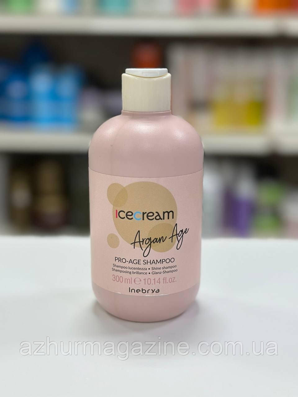 Шампунь з аграновою олією для фарбованого волосся Inebrya Pro-Age Shampoo Argan Oil 300 мл