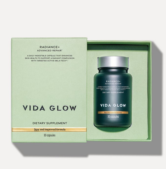Капсули Vida Glow Radiance Original Добавка для покращення тону шкіри та зменшення пігментації, 30 капсул