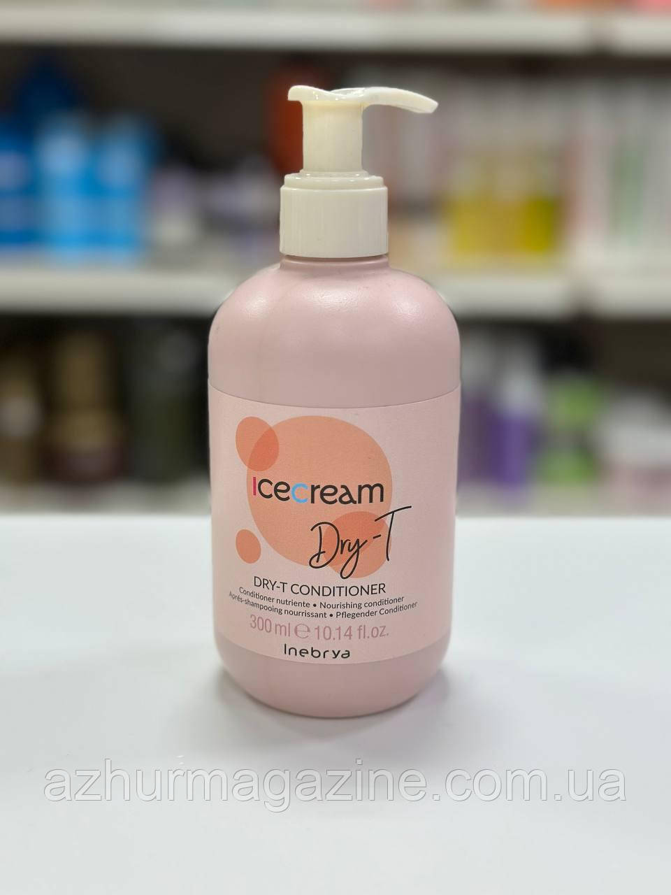 Кондиціонер для сухого кучерявого й фарбованого волосся Inebrya Conditioner Dry-T 300мл