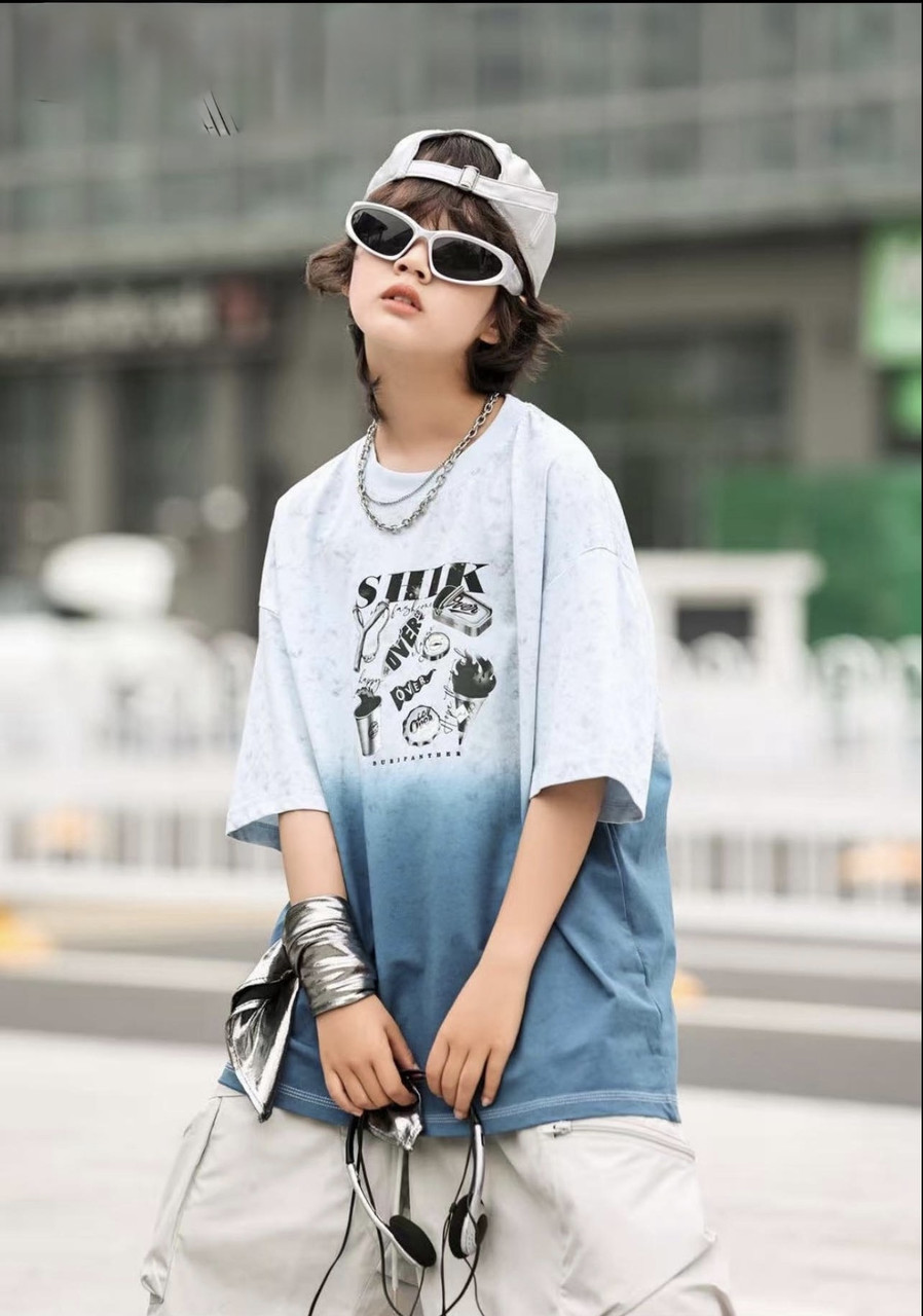 Футболка Alder оверсайз для хлопчика 9-15 років, Блакитний,, 146, фото 1