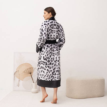 Кімоно жіноче з плюшевого велюру Kimono Snow Leopard 18374 XL ID 5045504, фото 2