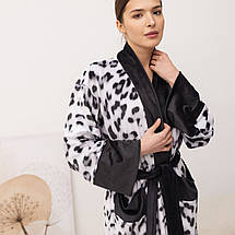 Кімоно жіноче з плюшевого велюру Kimono Snow Leopard 18374 XL ID 5045504, фото 3