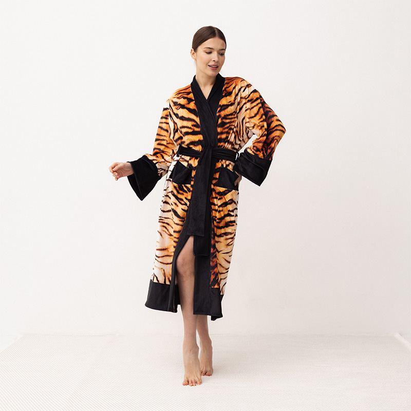 Кімоно жіноче з плюшевого велюру Kimono Soul of the tiger 18389 S ID 5045519