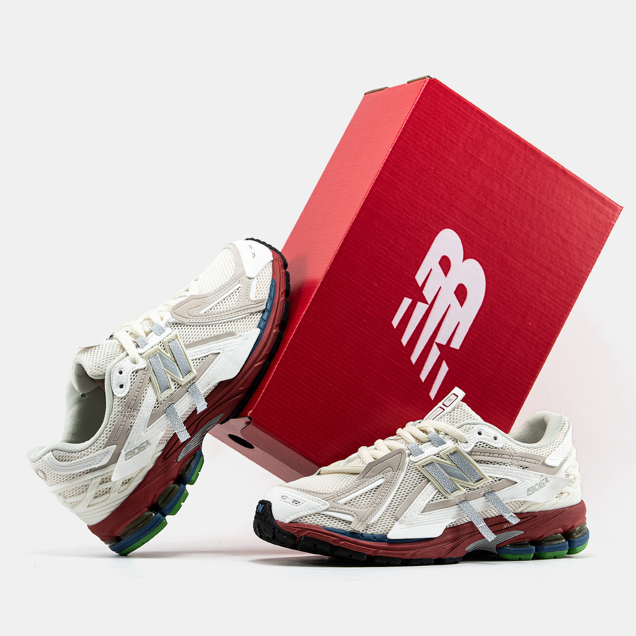 Кросівки чоловічі сірі New Balance 1906A Beige Red (19681)