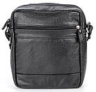 Елітна шкіряна чоловіча сумка SHVIGEL 00791 Чорна, фото 2