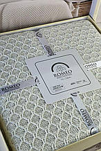 Кремовий плед з акрилу, євро розмір