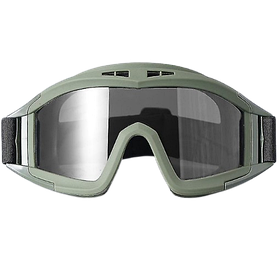 Тактичні захисні окуляри RIAS FullMask Grey (7_02001)