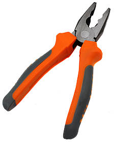 Плоскогубці Wellborn з діелектричними ручками 15см Orange-Black (7_02009)