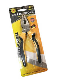 Плоскогубці AOKS Tools 801 6" з діелектричними ручками Yellow-Black (7_02010)