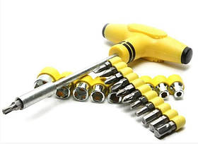 Набір інструментів Prokit 33005 з викруткою та 23 бітами (7_02030)