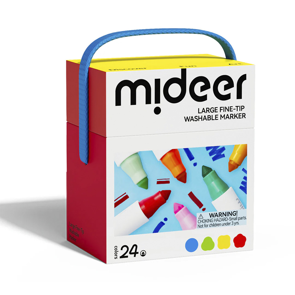 Маркери дитячі-універсальні фломастери, 24шт Mideer (склад), фото 1