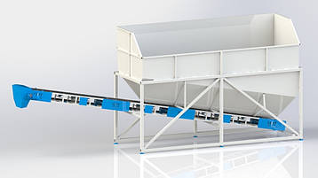 Бункер накопичувальний БН-3000 для інертних матеріалів — об’єм 3000 л