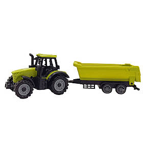 Дитячий іграшковий трактор з причепом Bambi 5279-92BD(Green-1) , Toyman