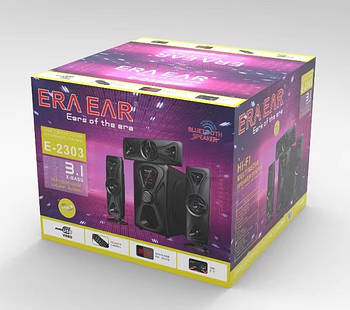 Музичний центр із блютузом ERAEAR E-2303/ 9658 (1 шт)