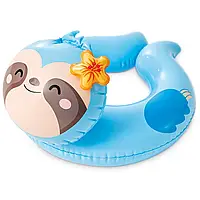 Надувний дитячий безрозмірний коло Intex «Лінивець», 58 х 55 см 3-6 років