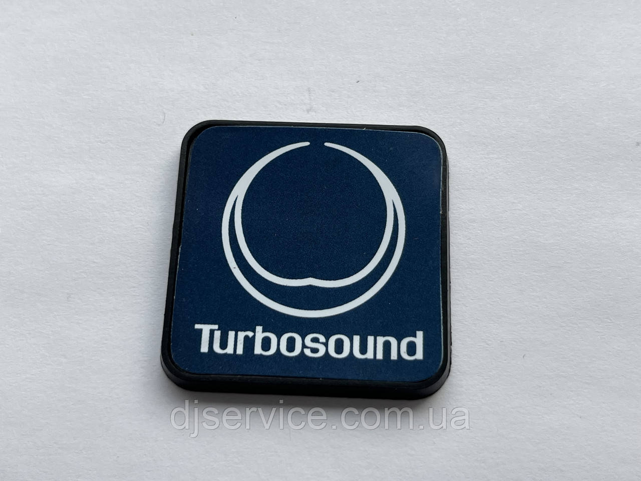 Значок, наклейка, логотип 42x42mm на сітку колонки Turbosound