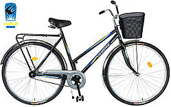 Міський 28 Люкс Україна ХВЗ жіночий дорожній велосипед Харків заводський оригінал Lux 65 з кошиком