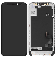 Дисплей (екран) для iPhone 12 mini, чорний, OLED, OEM Hard, GX