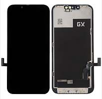 Дисплей (екран) для iPhone 13, чорний, OLED, OEM Hard, GX