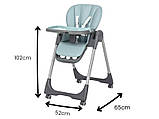 Стільчик для годування дитини FreeON KAI, turquoise, фото 7