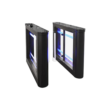 Турнікет прохідний стулковий SWEEPER-1 Black, швидкого відкривання, 2 стійки з полімерним покриттям