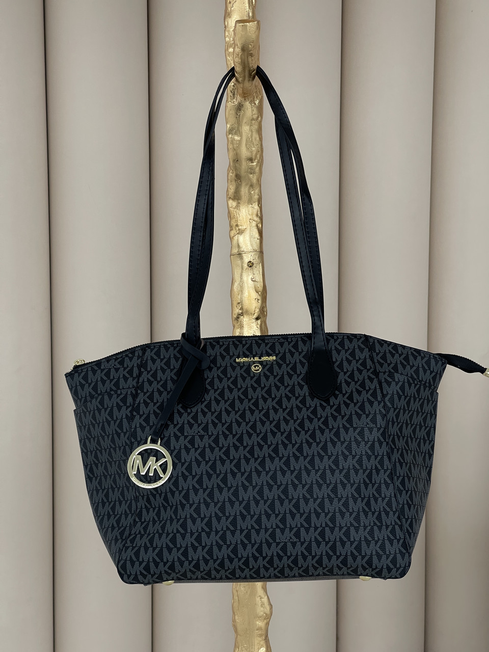 Сумка жіноча Майкл Корс шопер чорний Michael Kors Medium шопер, фото 1