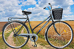 Міський 28 Люкс Україна ХВЗ жіночий дорожній велосипед Харків заводський оригінал Lux 65 з кошиком