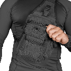 🔥 Сумка слінг "Silver Knight - Hunter" 5 літри (чорна) однолямковий рюкзак, зсу, поліції, нацгвардії, фото 4