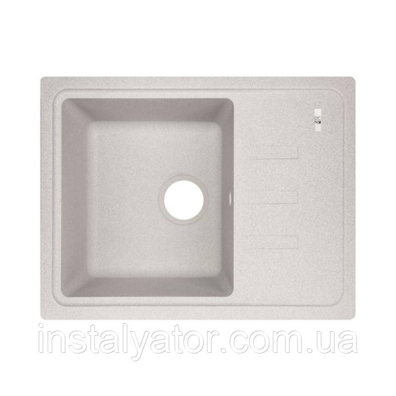 Кухонна мийка Lidz 620x435/200 GRA-09 (LIDZGRA09620435200), фото 1