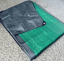 Тент 4х4 від дощу 150g\m2. Повний розмір та щільність ТМ "Shadow". Колір: Сіро/зелений.