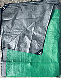 Тент 15х20м від дощу 150g\m2. Повний розмір та щільність ТМ "Shadow". Колір: Сіро/зелений., фото 6