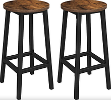 Барний стілець Leobert Halmar 2 штуки в стилі Loft коричневий