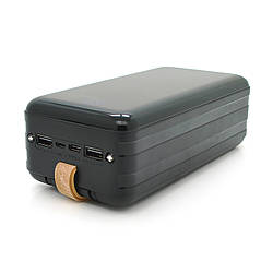 PowerBank Bix-50000mAh, Input: MicroUSB+Type-C, Output: 4USB/Type-C/MicroUSB/Lightning, QC22.5W/PD20W, Black