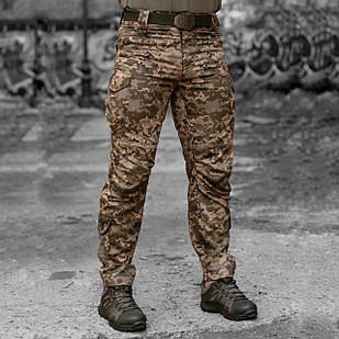 🔥 Тактичні штани "Aggressor Gen.II Summer" Rip-stop (піксель ММ-14) нацгвардії, все, мілітарі, мультикам,