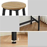 Барний стіл та 2 барні стільці Leobert Kidol в стилі Loft натуральний, фото 4
