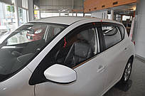 Дефлектори вікон (вітровики) Nissan Tiida 2012+ HB (HIC)