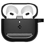 Чохол Spigen для Apple AirPods 4 - Rugged Armor, Matte Black (ACS08642), фото 5