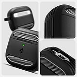 Чохол Spigen для Apple AirPods 4 - Rugged Armor, Matte Black (ACS08642), фото 10
