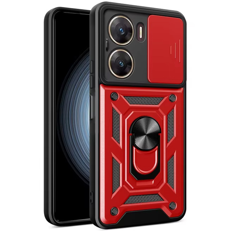 Ударостійкий чохол Camshield Serge Ring для Xiaomi Poco X7 Pro Червоний