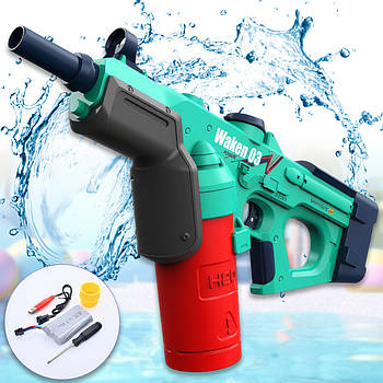 Акумуляторний водяний автомат 53 см з баком на 1200 мл 3203A Зелений