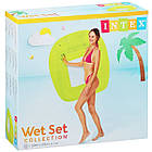 Надувне комфортне крісло зі спинкою та сітчастим дном 104x102 см Intex 56802 Надувне крісло для плавання, фото 7