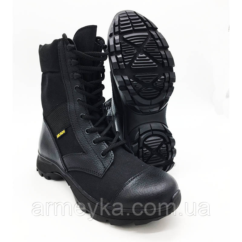Берці Skadi "B-2" чорні, шкіра/кордура (Україна), фото 1