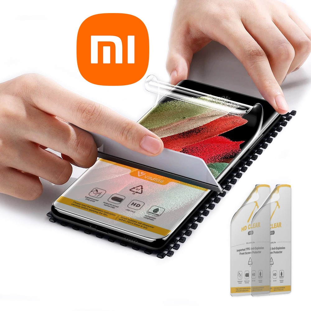 Плівка 2 шт на XIAOMI/REDMI/MI Будь-яку Модель — гідрогелева/поліуретанова TPU захисна протиударна на, фото 1
