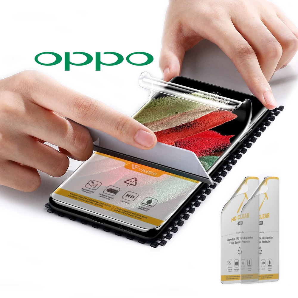 Плівка 2 шт. на OPPO Будь-яку Модель — гідрогелева/поліуретанова TPU захисна протиударна на скло телефона, фото 1