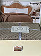 Темно-бежевий, в'язаний плед, євро розмір, Pomeo Home, Туреччина., фото 4