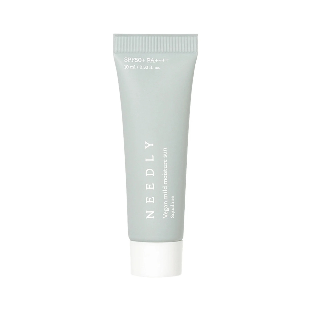 Зволожуючий сонцезахисний крем з рослинним скваланом Needly Vegan Mild SPF 50+ PA++++ (10 ml)