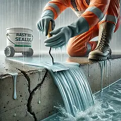 Швидка зупинка води (гидропломба)