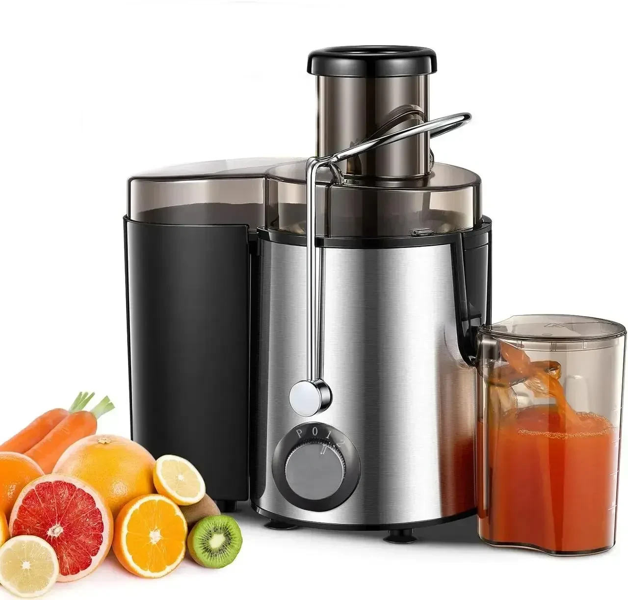 Електрична соковичавниця з 2 контейнерами 1000 Вт Electric Juicer JH-3028 Лучшая цена